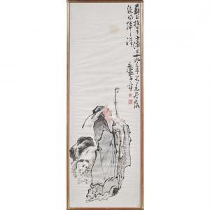 SHEN HUANG 1687-1772,Scholar and Rams,Clars Auction Gallery US 2023-08-11