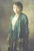 SHEN MING CUN 1956,portrait of a young girl,1995,Bonhams GB 2005-07-18
