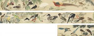 SHENG Yu 1700-1800,BIRDS,Sotheby's GB 2016-09-14