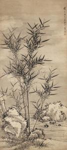 sheng zhu 1618-1690,Ink Bamboo,Sotheby's GB 2024-04-08
