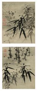 sheng zhu 1618-1690,Ink Bamboos,Sotheby's GB 2022-12-20