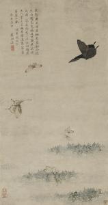 SHENGSUN YAN 1623-1706,BUTTERFLIES,1680,Sotheby's GB 2016-10-03