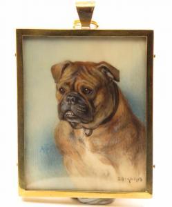 SHENTON Annie F 1800-1900,Portrait miniature of Fozay,Woolley & Wallis GB 2015-12-09