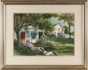 SHEPARD GARY 1951,Houses behind the trees,Eldred's US 2023-08-30