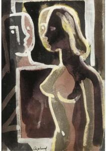 SHEPERD S.Horne 1909,Female nude with reflection,Christie's GB 2003-10-16
