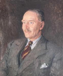 SHEPHARD Rupert 1909-1992,Portrait of Captain Fry Goldie Taubman,1948,David Lay GB 2024-01-07