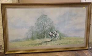 SHEPHERD David 1931-2017,Spring Ploughing,Peter Wilson GB 2016-05-26