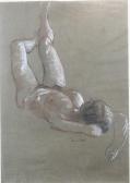 SHEPHERD Sam 1900-1900,Study of a reclining female nude,Denhams GB 2013-08-07