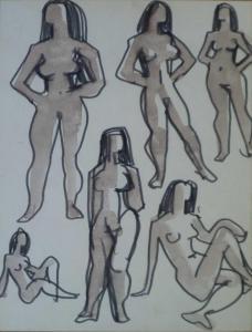 SHEPHERD Sydney d'Horne 1909-1993,Nude Studies,Halls GB 2023-05-07