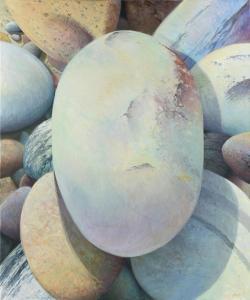 SHEPHERD William 1943,River Stones (Untitled),1983,Simpson Galleries US 2023-05-20