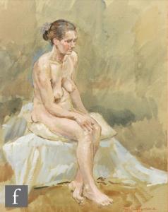 SHEPHERDSON Noel 1953-2000,Seated nude,Fieldings Auctioneers Limited GB 2019-08-03