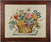 SHEPPARD Deloris,woven basket of flowers,Leland Little US 2014-02-15