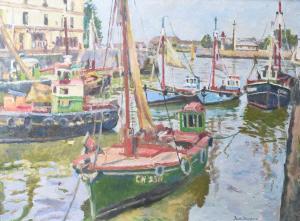 SHEPPARD Faith 1920-2004,Harbour Scene,Halls GB 2024-04-23