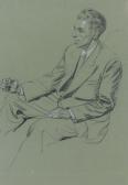SHEPPARD RAYMOND 1913-1958,portrait of a man,Burstow and Hewett GB 2013-09-25