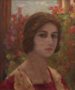 SHER GIL Amrita 1913-1941,Portrait of Denyse,1930,Saffronart India IN 2024-03-13