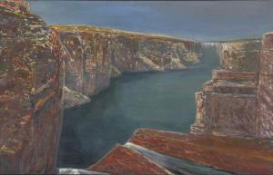 SHERIDAN RUSSELL 1956,KING GEORGE FALLS,GFL Fine art AU 2022-03-13