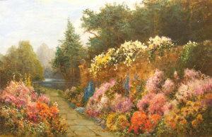 SHERINE DANIEL,A country house and walled garden with floral borders,Serrell Philip GB 2007-09-13