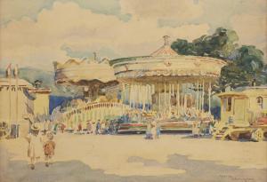 SHERINGHAM George 1884-1937,Scene at a fairground,Rosebery's GB 2022-05-25