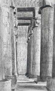 SHERLOCK Marjorie,The Hypostyle Hall, Hathor Temple, Dendera,1913,Woolley & Wallis 2023-06-07
