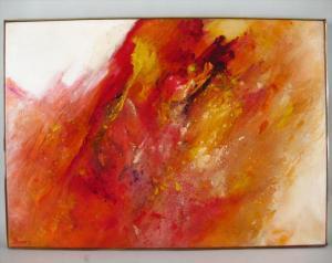 SHERMAN S 1900-1900,Abstract in Warm Colors,1972,Litchfield US 2011-05-04