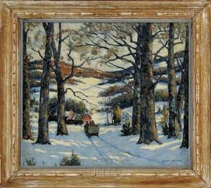 SHERMAN Stowell B 1886,WINTER SHADOWS,James D. Julia US 2010-08-25