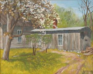SHERROW stephen 1913-2005,Pear Blossoms,1965,Ripley Auctions US 2009-02-22
