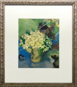 SHERWOOD Maude Winifred 1880-1956,Flowers,International Art Centre NZ 2022-04-20