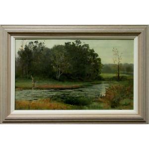 sherwood William Albert,THE GRENADIER POND, HIGH PARK, TORONTO,1891,Waddington's 2016-11-07