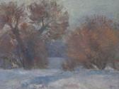 shevchenko tatyana aleksandrovna 1911-1993,Winter Landscape,1981,Auctionata DE 2015-11-27