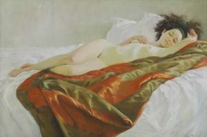 SHEVCHUK Alexandr 1960,Sleeping nude,2009,Sworders GB 2023-12-03