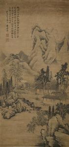 SHI ZHUO Li,Chinese landscape, hanging scroll, Chinese ink pai,888auctions CA 2013-07-18