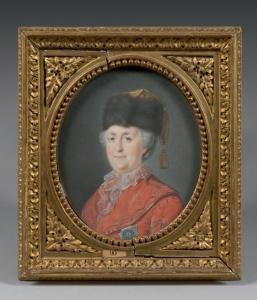 SHIBANOV MIKHAIL 1789,Portrait de la Grande Catherine en costume de voyage,Ferri FR 2016-06-10