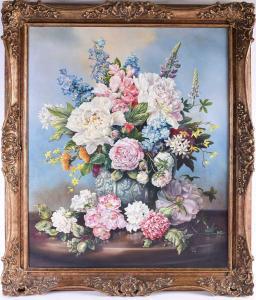 SHIEL Ethelwin,a still life floral study,20th century,Dawson's Auctioneers GB 2020-12-09