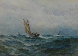 SHIELDS Henry 1800-1800,A fishing vessel in rough seas,Mallams GB 2017-07-05