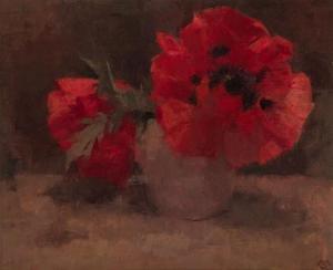 SHIELDS Mark 1963,Poppies II,Beurret Bailly Widmer Auctions CH 2022-06-22