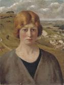 SHIFFNER Eleanor Barbara Georgina 1896-1982,Portrait of a lady, small bust-length, ,1925,Christie's 2005-05-18