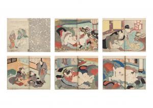 SHIGENOBU Yanagawa 1787-1832,AMANOUKIHASHI（one of a three books set）,Ise Art JP 2024-02-24