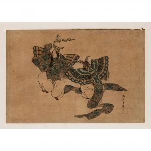 SHIGENOBU Yanagawa 1787-1832,Two Dancers in Butterfly Costumes,Lyon & Turnbull GB 2021-11-05