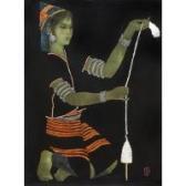 SHIGUANG QIAO 1937,WEAVING GIRL,New Art Est-Ouest Auctions JP 2018-11-24