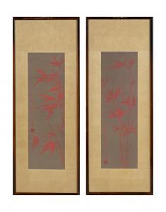 SHIJIA SHEN 1906-2001,Red Bamboo,Bonhams GB 2022-08-23