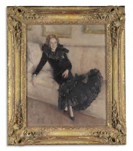 SHIKLER Aaron 1922-2015,PORTRAIT OF MRS. VINCENT ASTOR, SEATED,1983,Sotheby's GB 2012-09-24