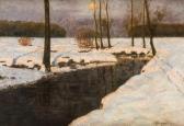 SHILDER Andreij Nikolaevitch 1861-1919,Winter Landscape,1897,Shapiro Auctions US 2018-06-02