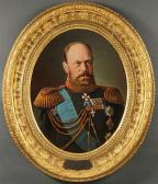 SHILDER NICOLAI 1828-1898,Portrait of Emperor Alexander III,1888,Jackson's US 2019-07-30