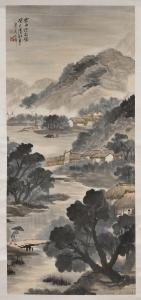 SHILIN Wu,landscape with boats,Skinner US 2012-02-15