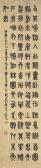 SHILING HUANG 1849-1908,CALLIGRAPHY IN ZHUANSHU,1896,Sotheby's GB 2016-10-04