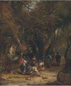 SHILLIBEAR J 1800-1800,A gypsy encampment,1842,Christie's GB 2004-05-27
