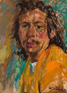 SHILLING Arthur 1941-1986,Self Portrait,1976,Heffel CA 2024-02-29