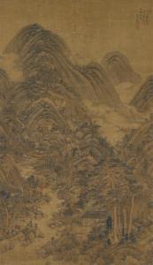 SHIMIN WANG 1592-1680,Landscape after Huang Gongwang,1665,Christie's GB 2022-12-03