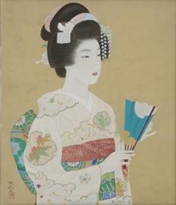 SHIRATORI Eisetsu 1912-2007,beautiful day,Mainichi Auction JP 2022-08-19