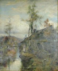 SHIRES Alex 1800,Romance at the Old Water Mill,1871,Fonsie Mealy Auctioneers IE 2016-03-08